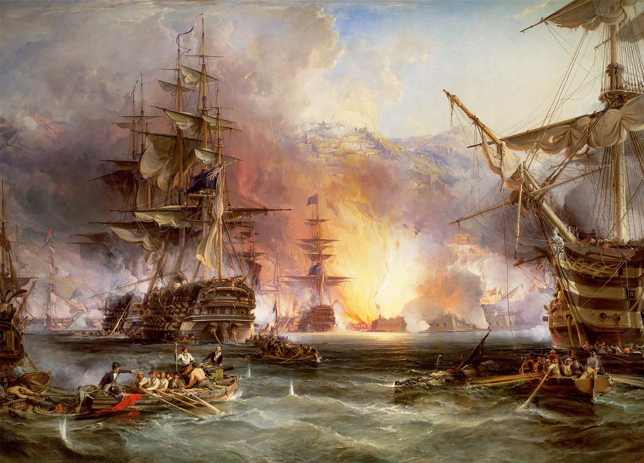 Bombardeamento de Argel de George Chambers