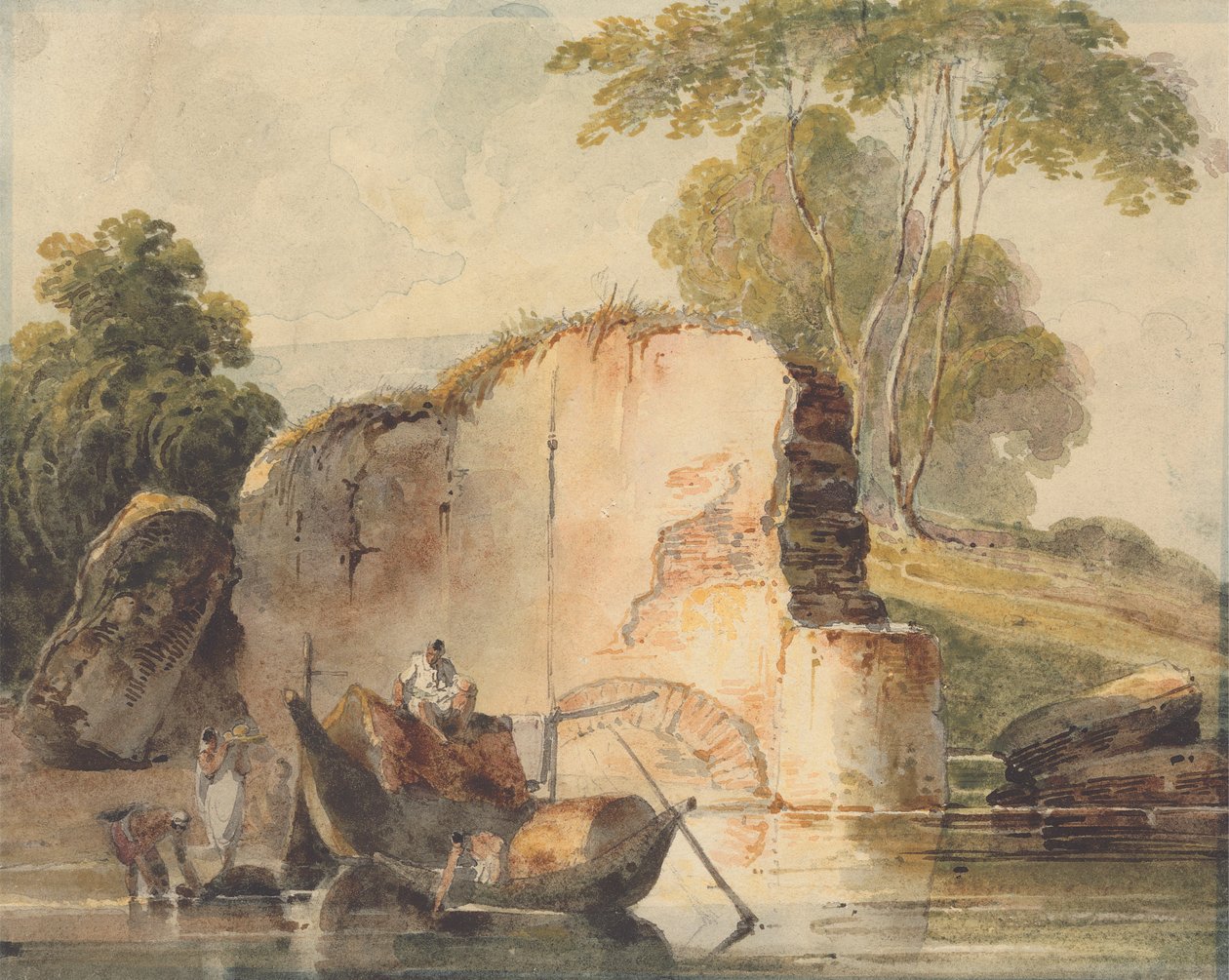 Uma Cena de Rio de George Chinnery