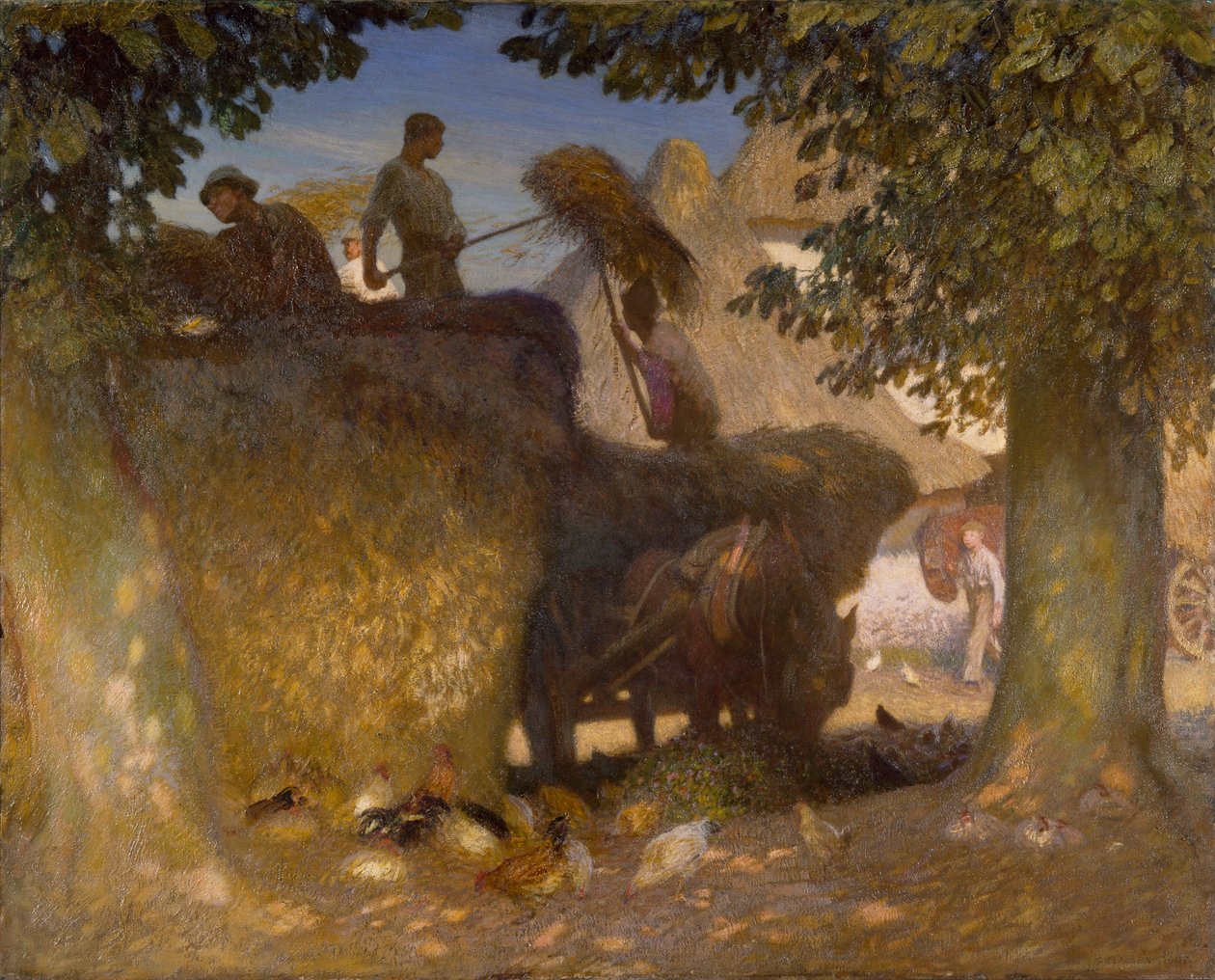 Construindo o Rick, 1907 de George Clausen