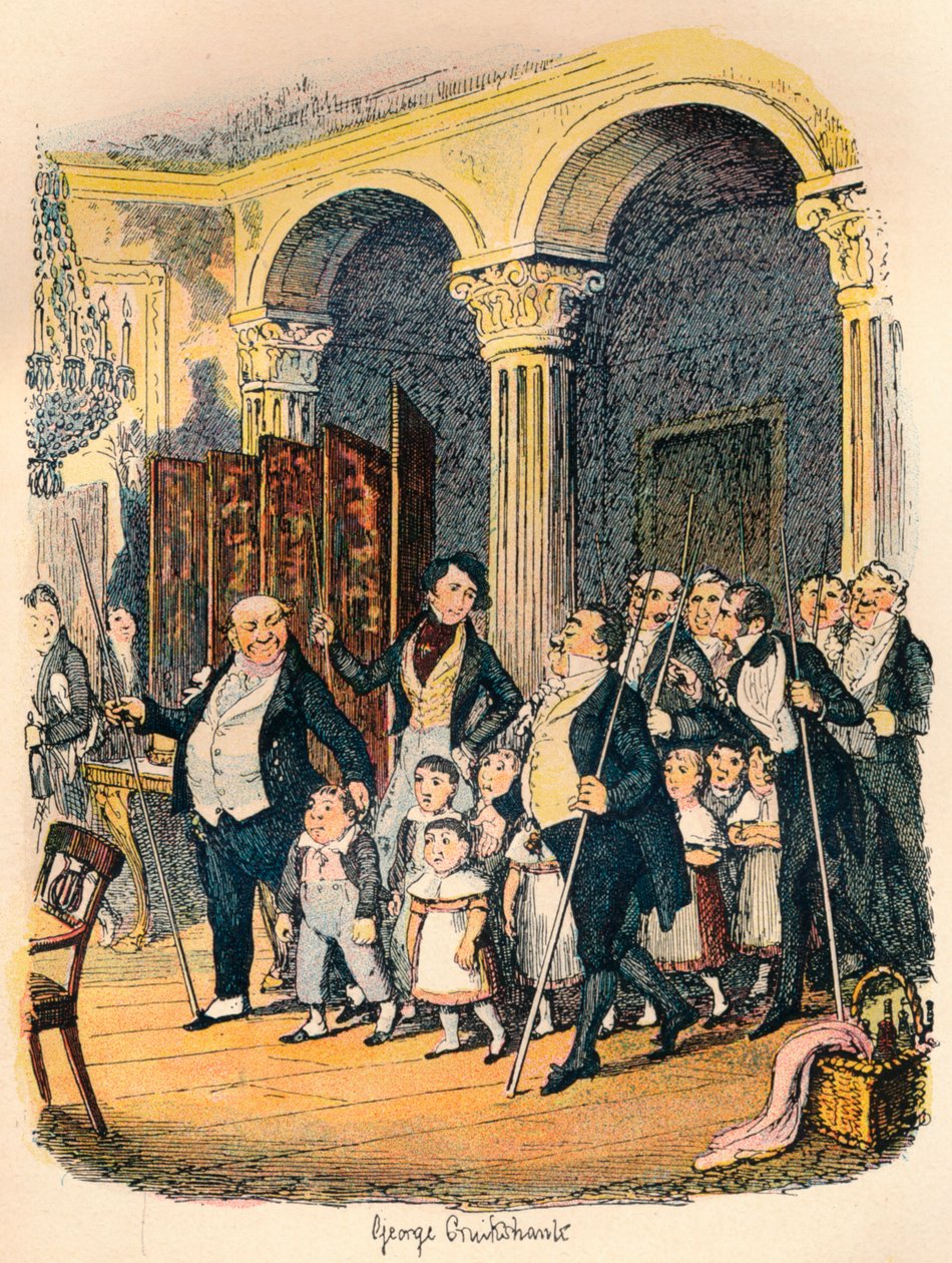 Jantares públicos, c1900 de George Cruikshank