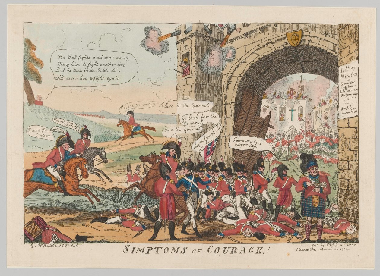 Simptoms of Courage! de George Cruikshank