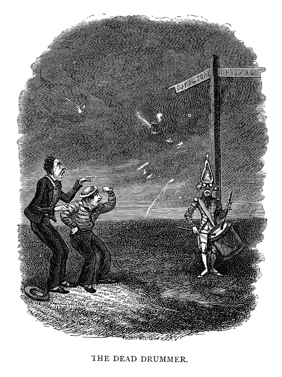 O baterista morto, 1840 de George Cruikshank