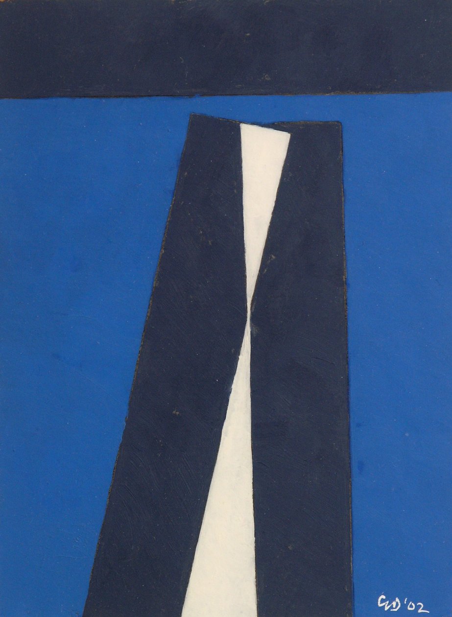White Thrust, 2002 (óleo no cartão) de George Dannatt