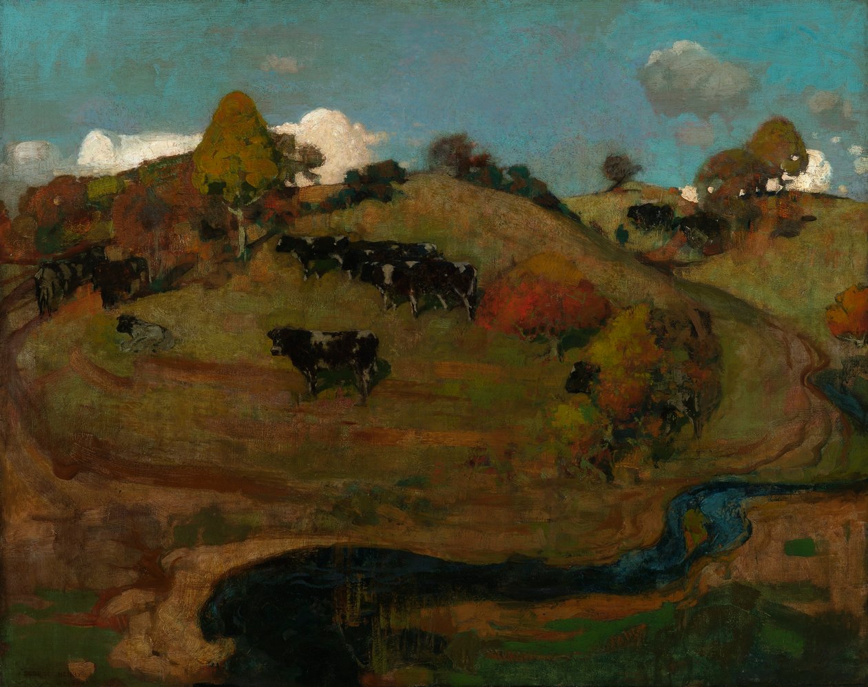 Uma paisagem de Galloway de George F. Henry