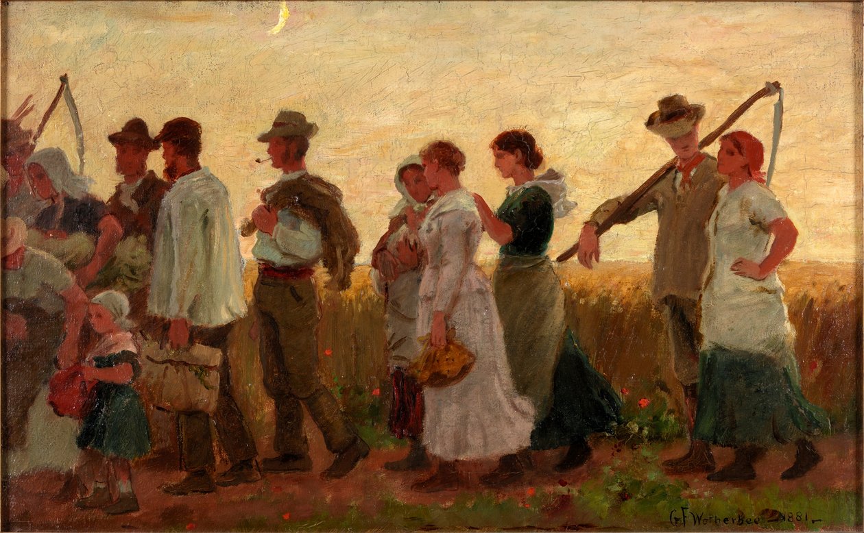A lua cheia, 1881 de George Faulkner Wetherbee