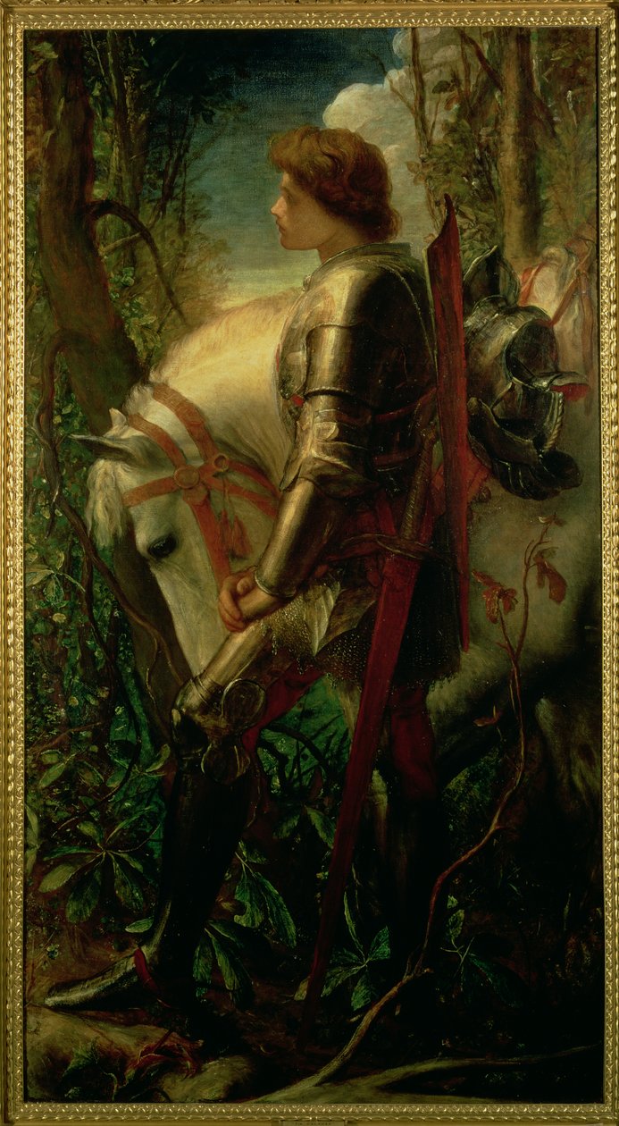 Sir Galahad, 1862 de George Frederick Watts