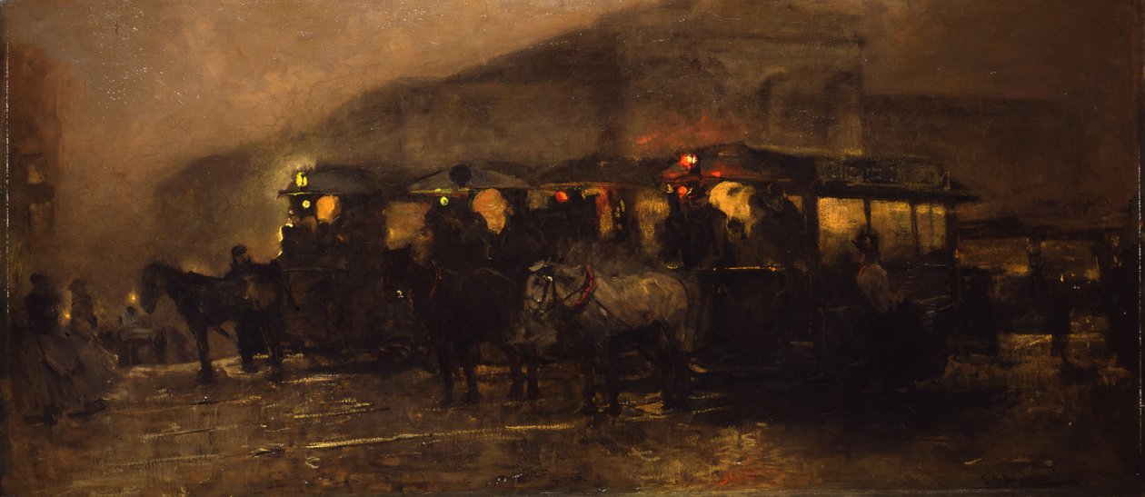Noite na Praça de George Hendrik Breitner