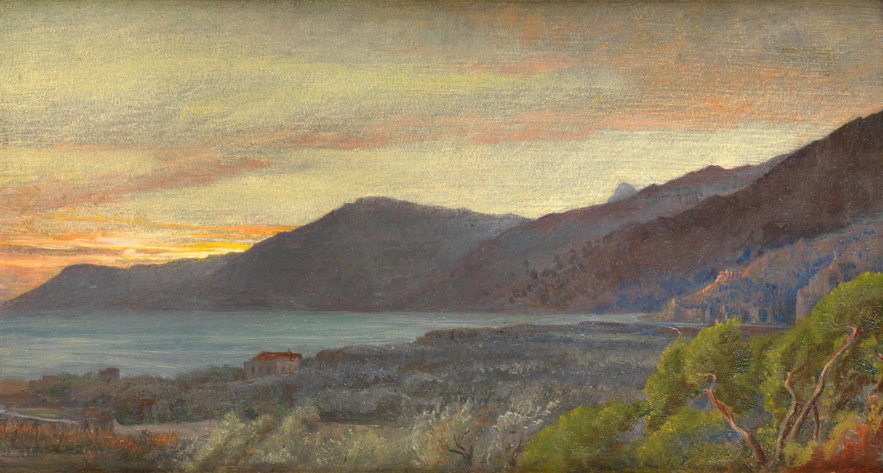 Vista de Bordighera, 1882 de George Howard