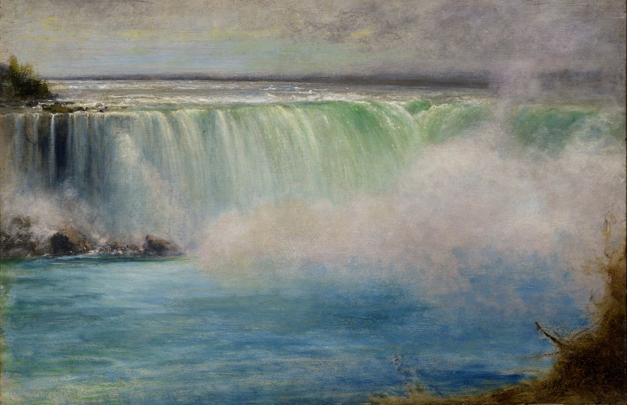 Cataratas do Niágara, 1885. de George Inness
