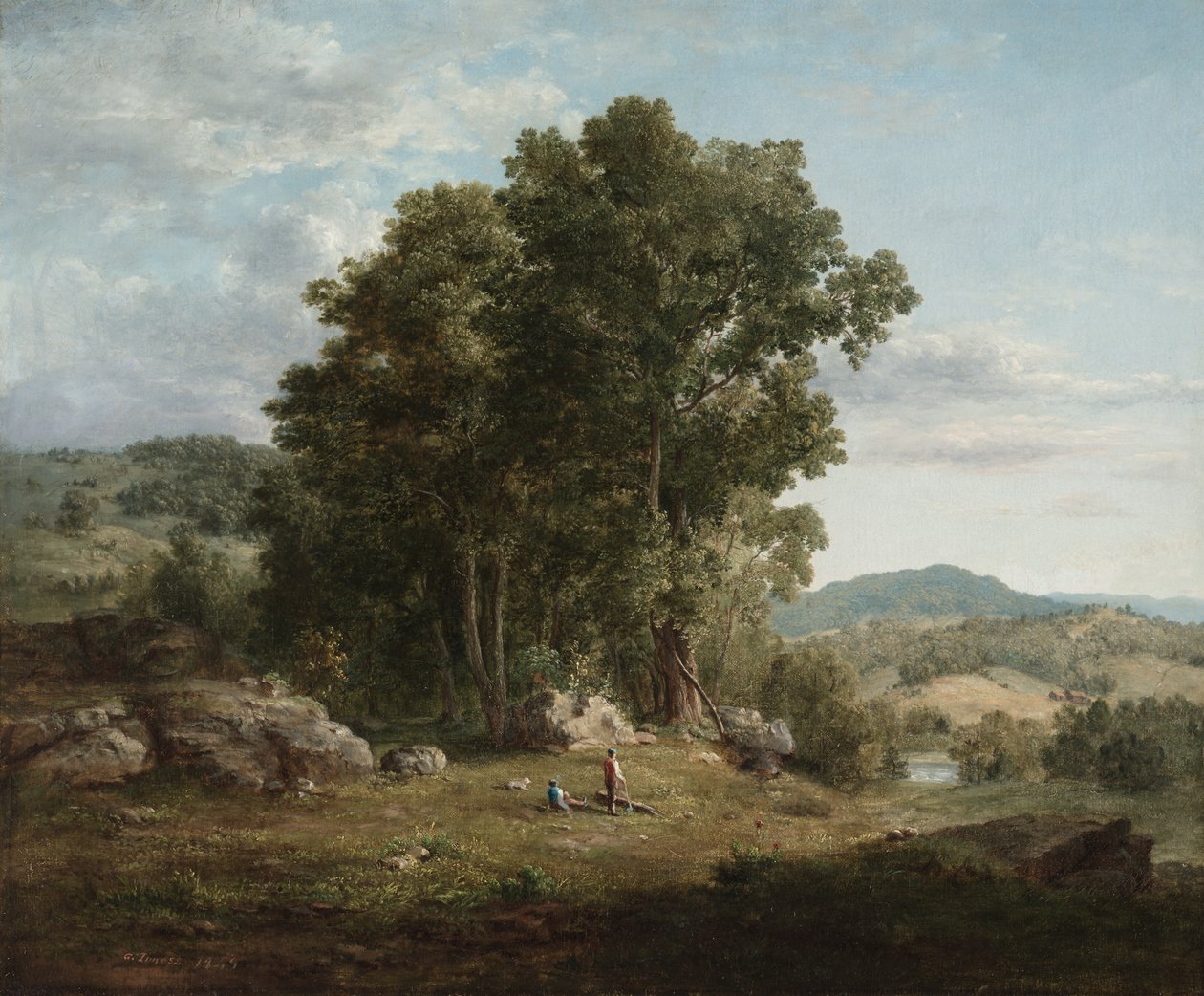 O picador de madeira de George Inness