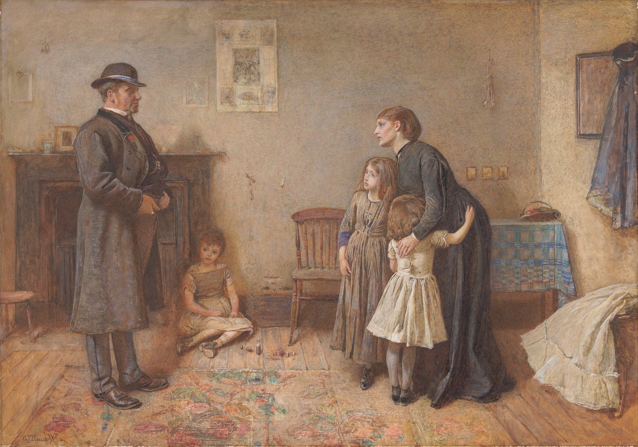 Senhorio e inquilino de George John Pinwell