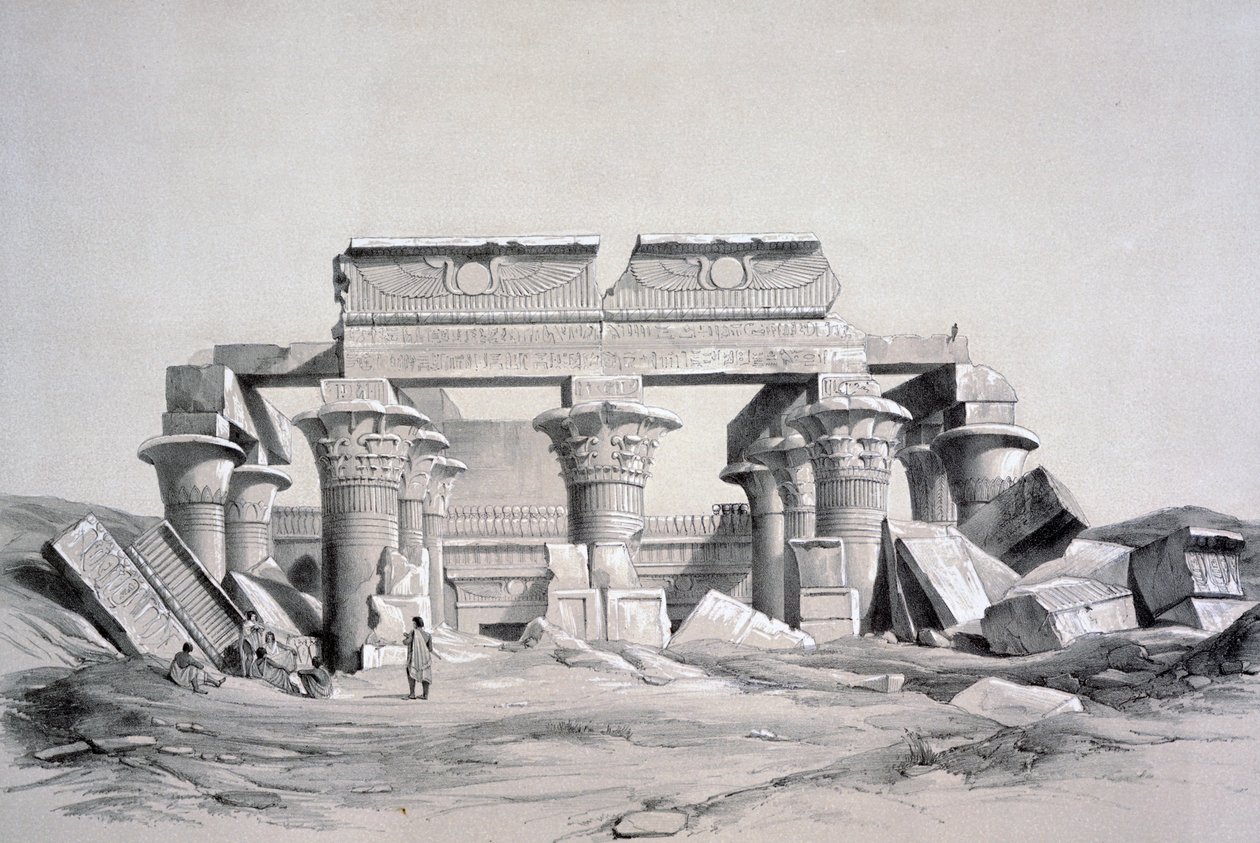 Juntou-Ombos, Egito, 1843 de George Moore