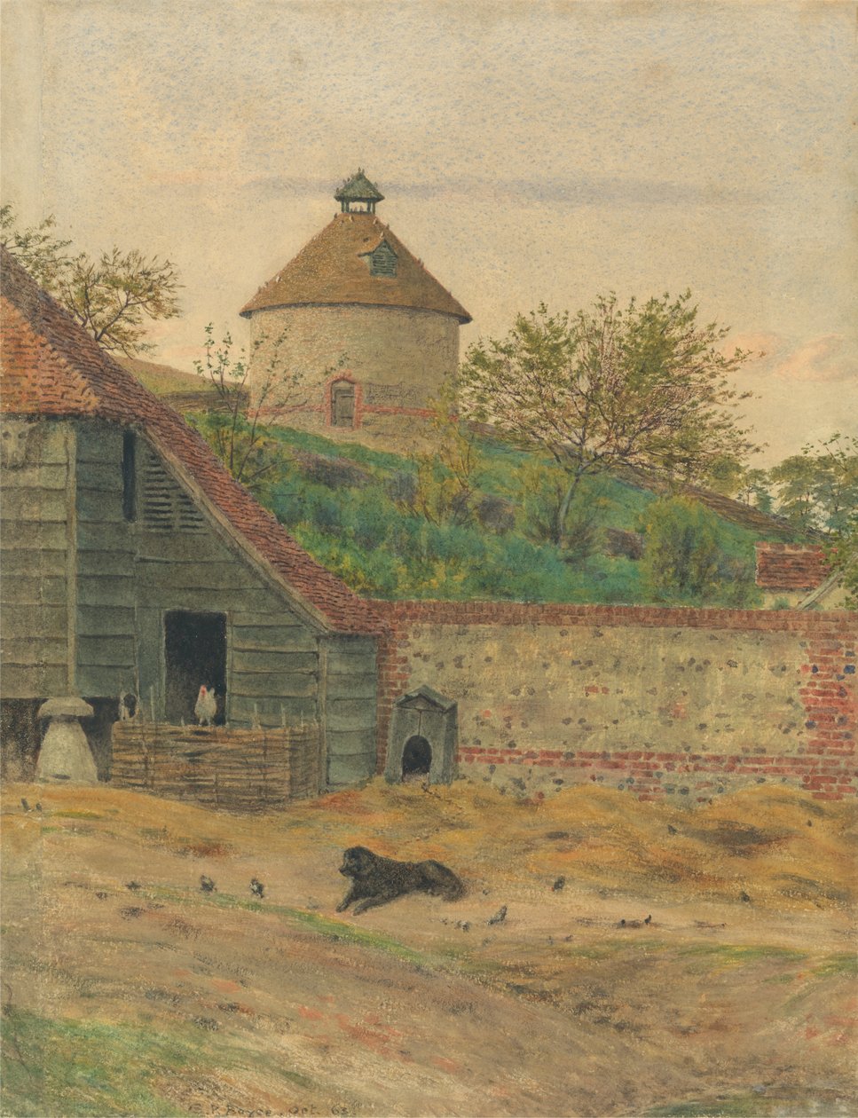 Pombal em Streatley de George Price Boyce