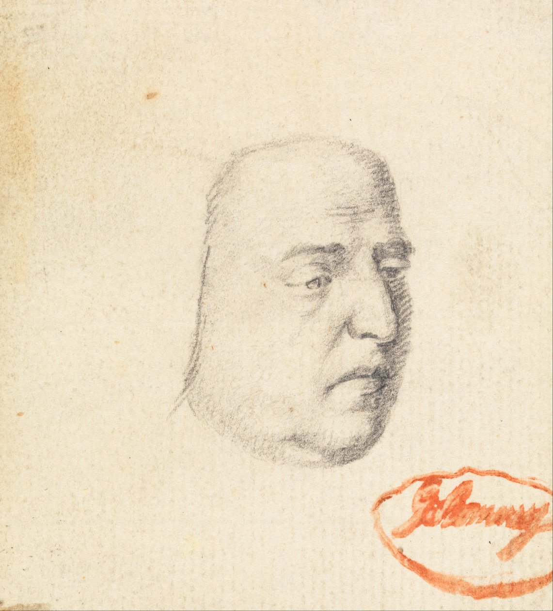Cabeça macho 2 de George Romney