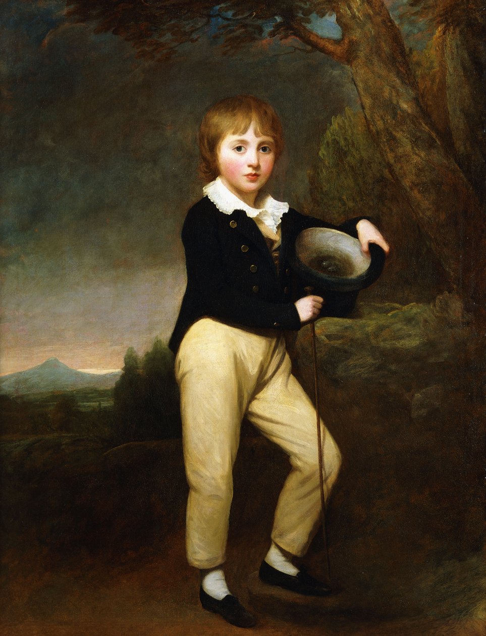 Retrato do Mestre Baines de George Romney