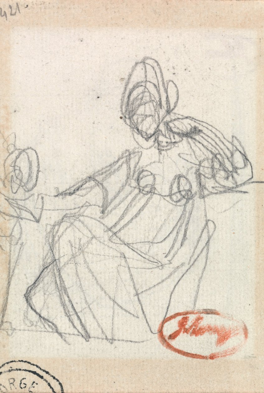Mulher sentada e criança de George Romney