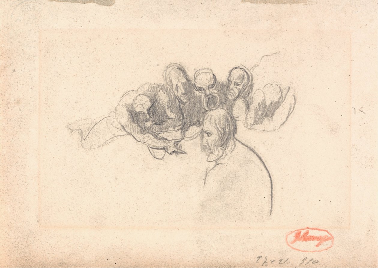 A tentação de Cristo de George Romney
