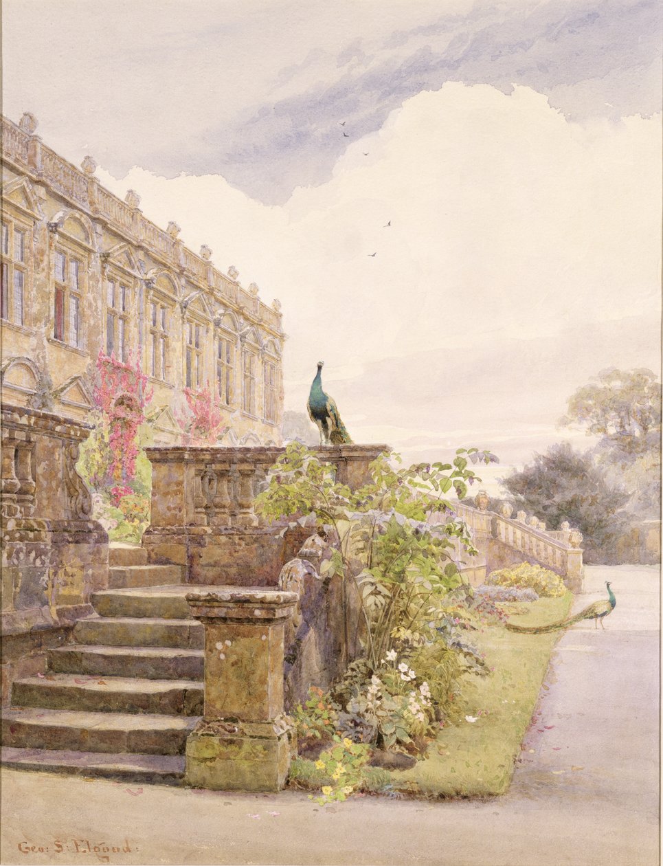 Casa de Devercy de Brympton, Somerset de George Samuel Elgood