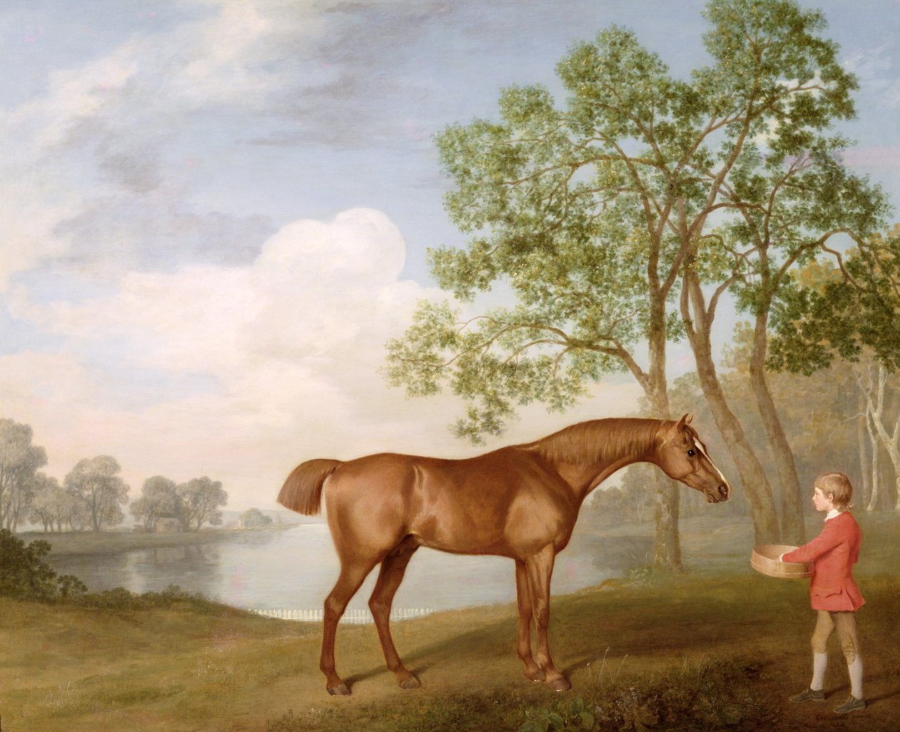 Abóbora com um cavalariço de George Stubbs