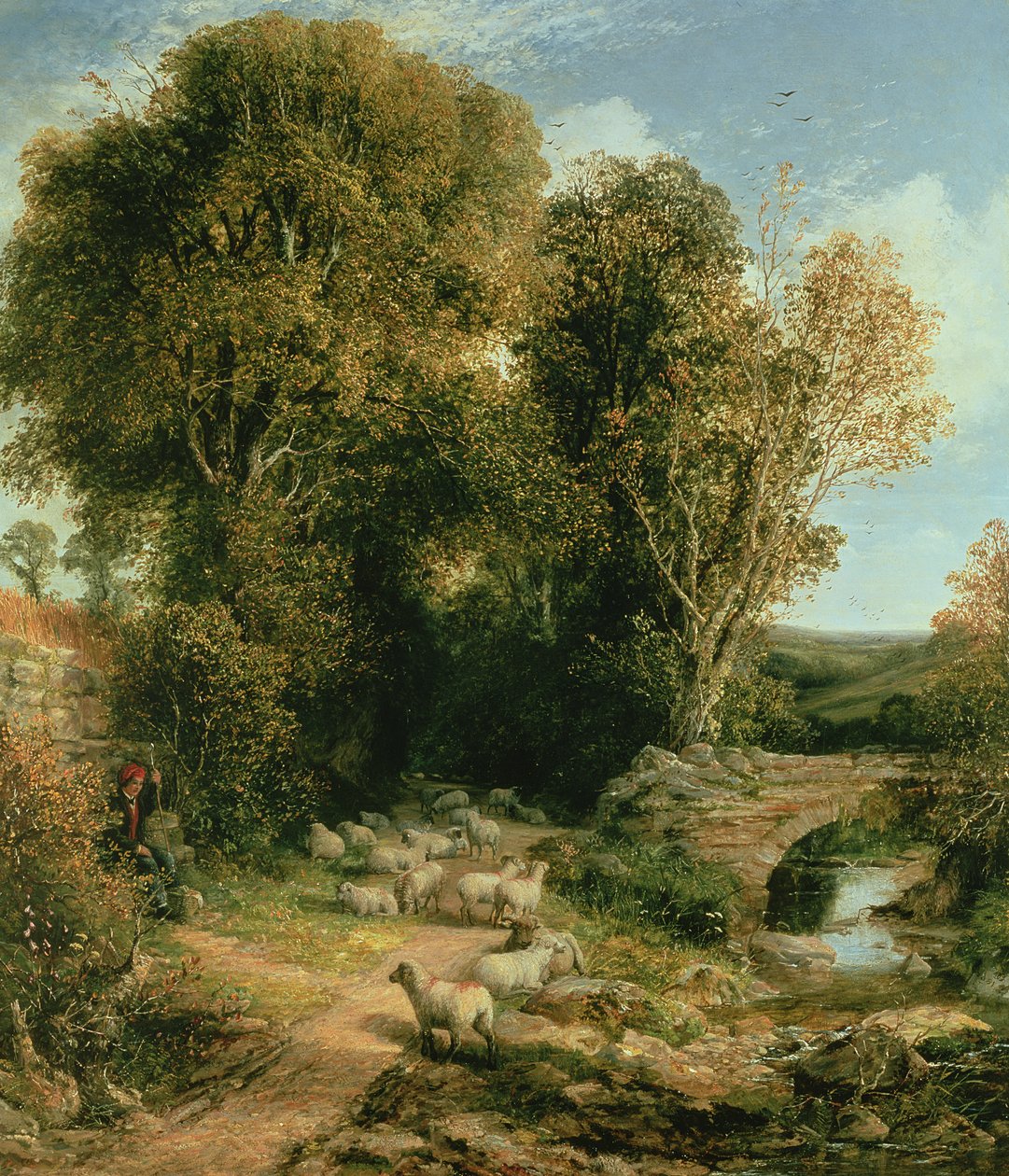 Cena pastoral, 1865 de George Vicat Cole