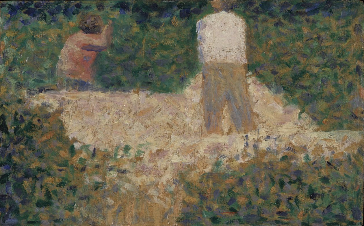 Dois Stonebreakers, c.1881 de Georges Seurat