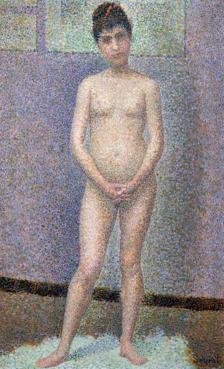 Modelo da Frente, 1886-7 de Georges Seurat