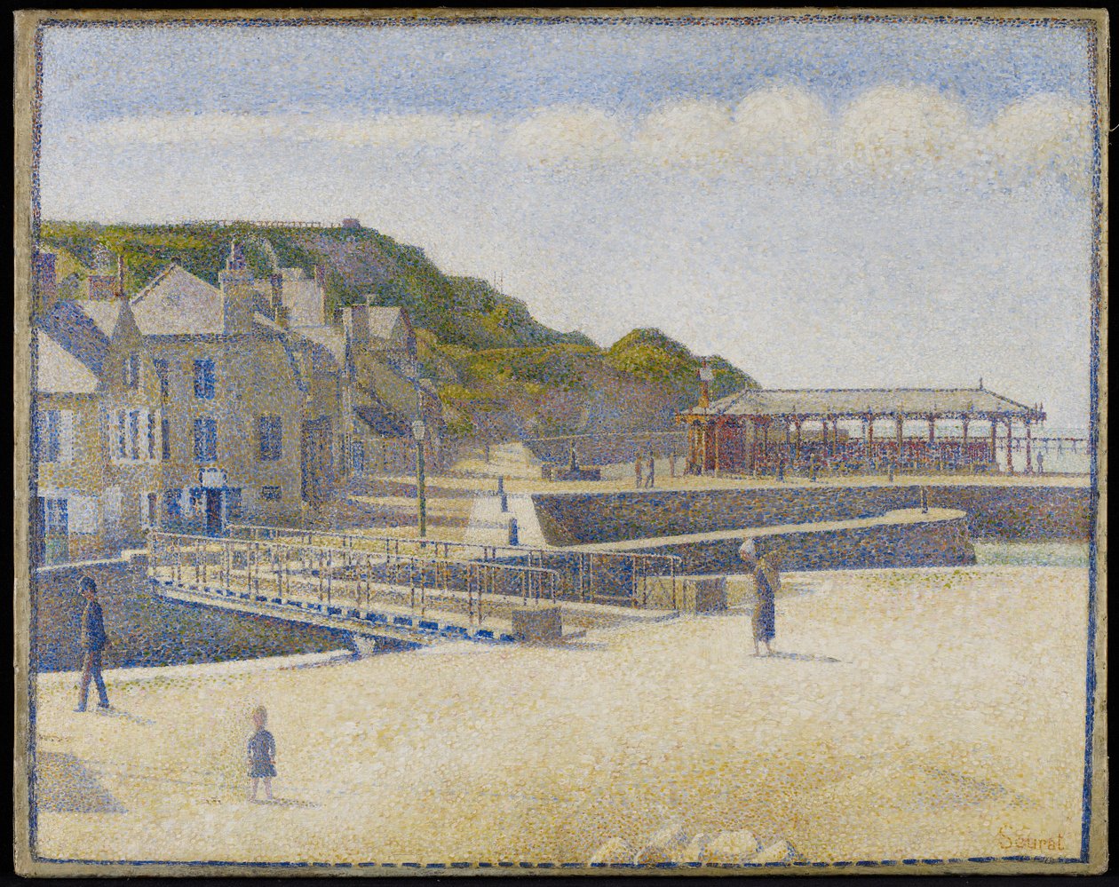 Port-en-Bessin, 1888 de Georges Seurat