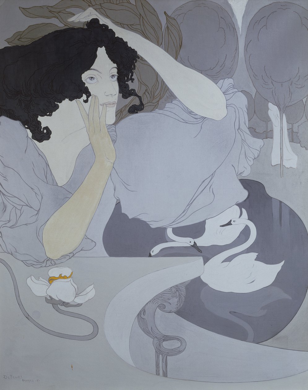 Filha de Leda, 1896 de Georges de Feure