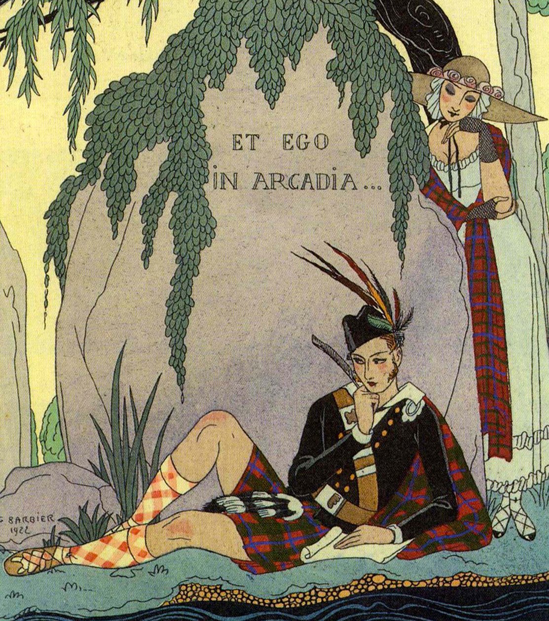 Poeta Amante de Georges (after) Barbier