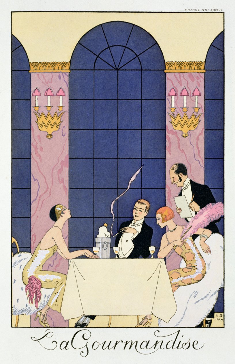 Os Gourmands de Georges (after) Barbier