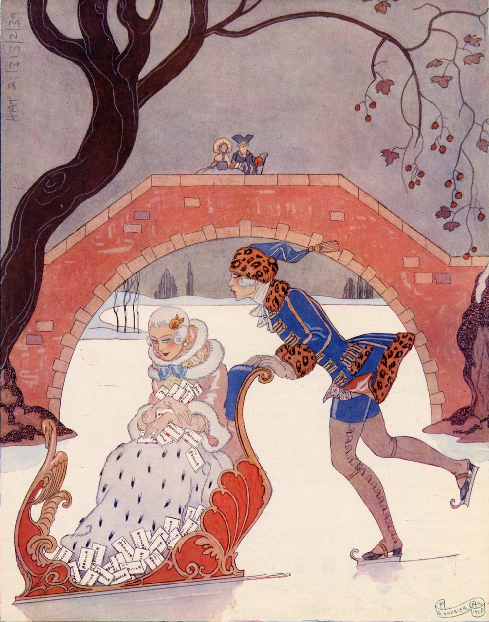 Cigarros Abdulla, 1925 de Georges Barbier