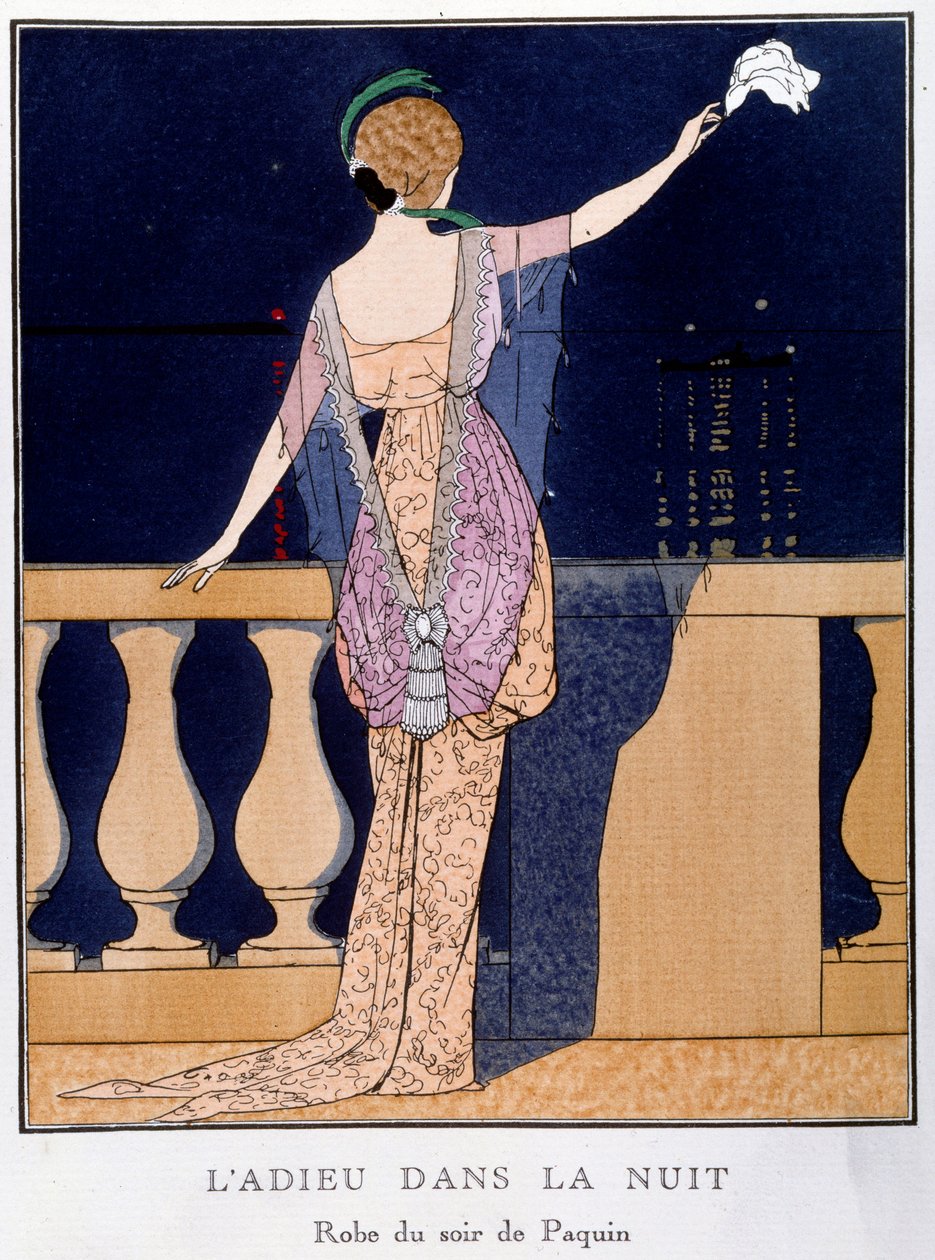 Despedida na noite de Georges Barbier