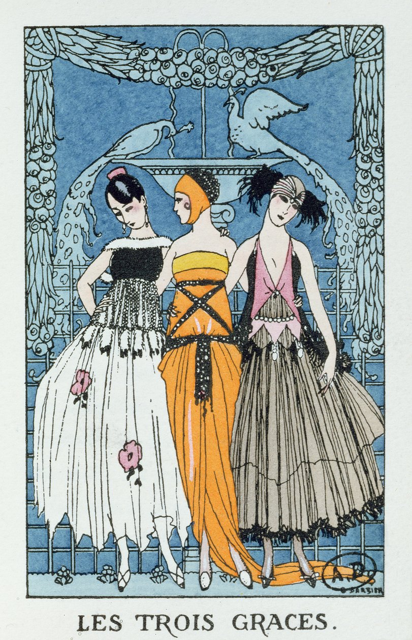 As três Graças de Georges Barbier