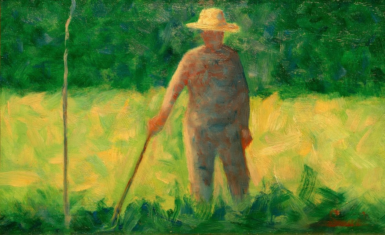 O jardineiro (Der Gärtner) de Georges Seurat