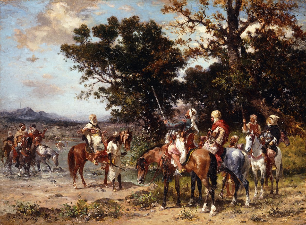 O começo da caça, de Georges Washington