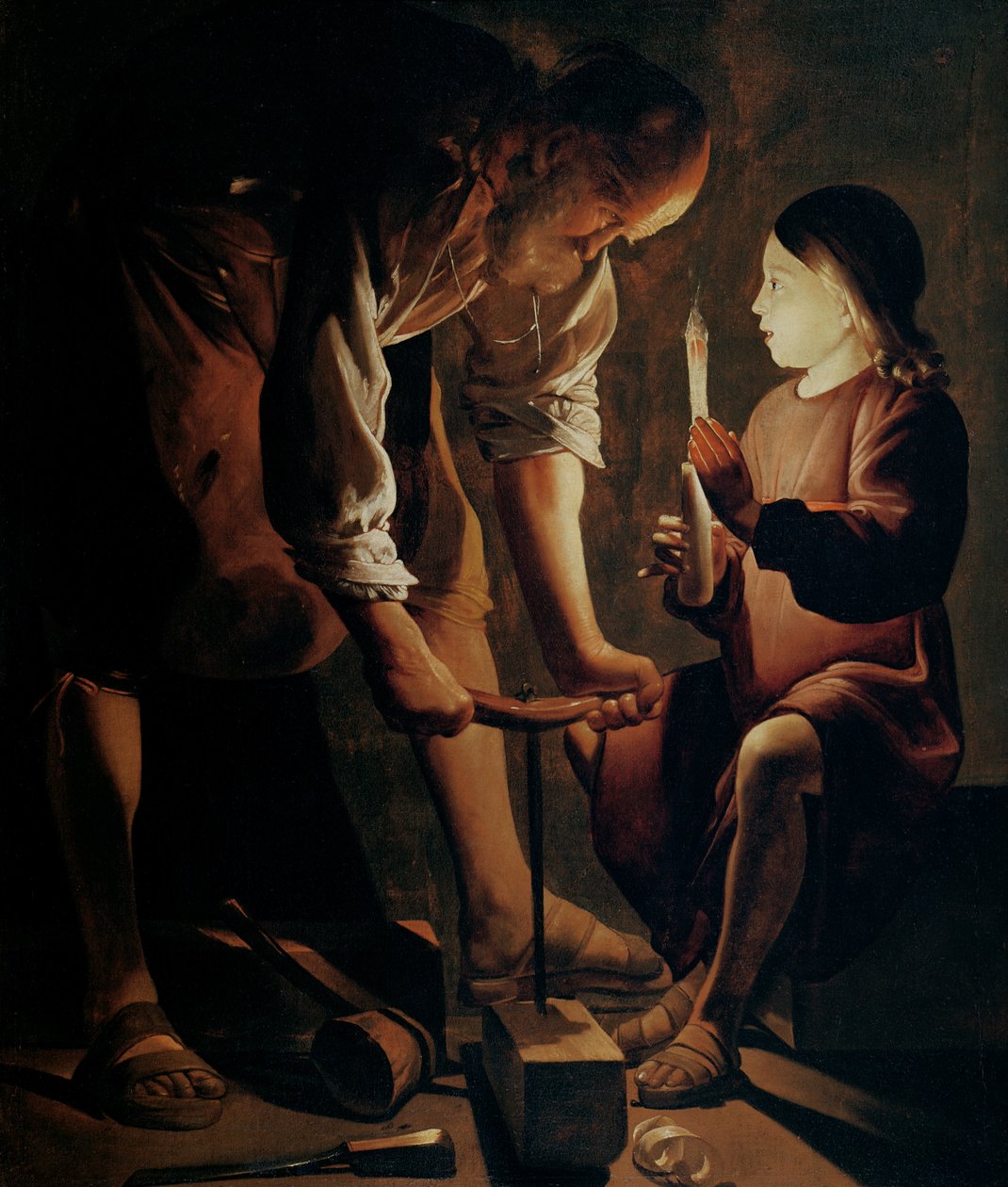 São José, o Carpinteiro de Georges de La Tour