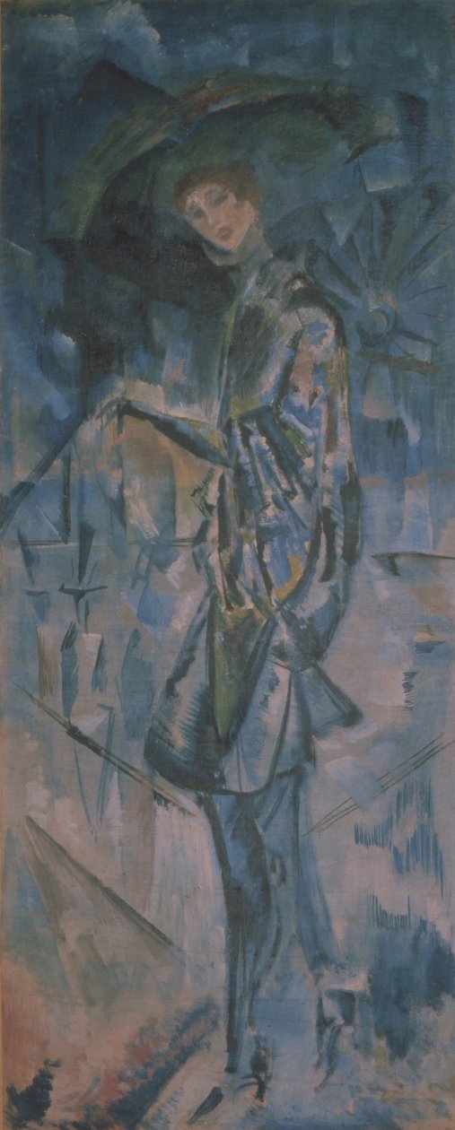 Retrato feminino de Georgy Bogdanovich Yakulov