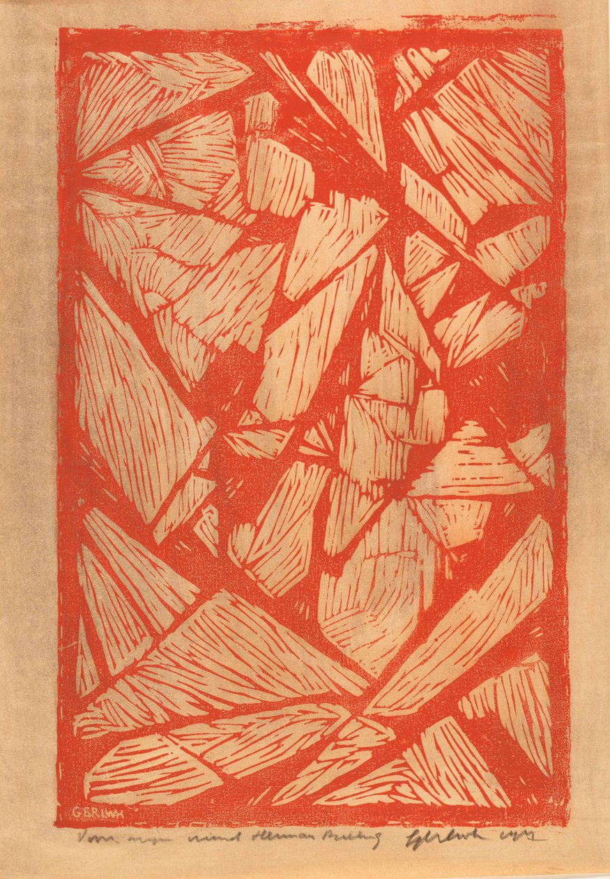 Sem título de Ger Ladage (signed by artist)