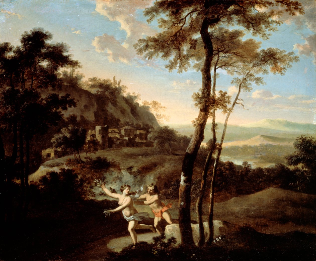 Apolo e Daphne de Gerard Hoet