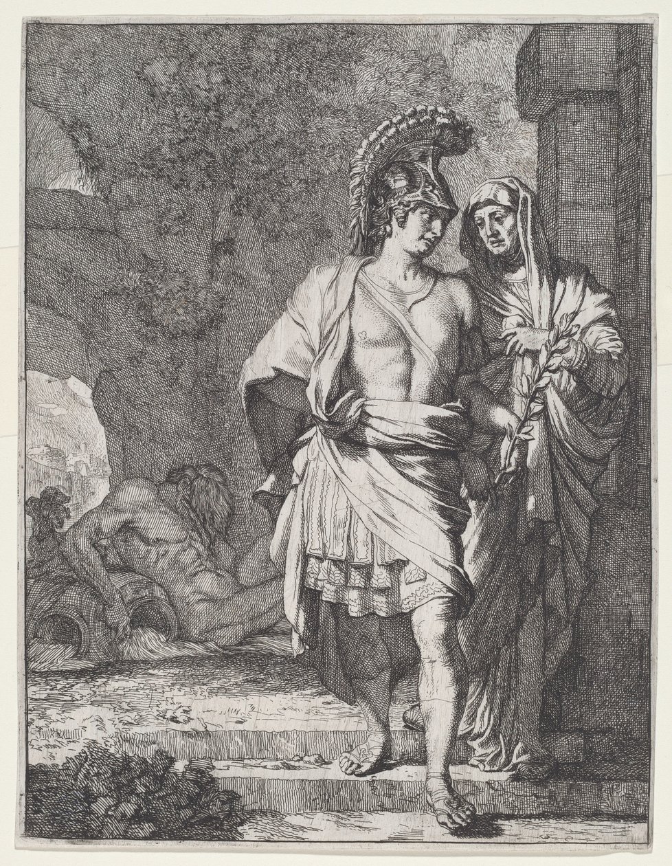 Enéias e a Sibila de Gerard de Lairesse