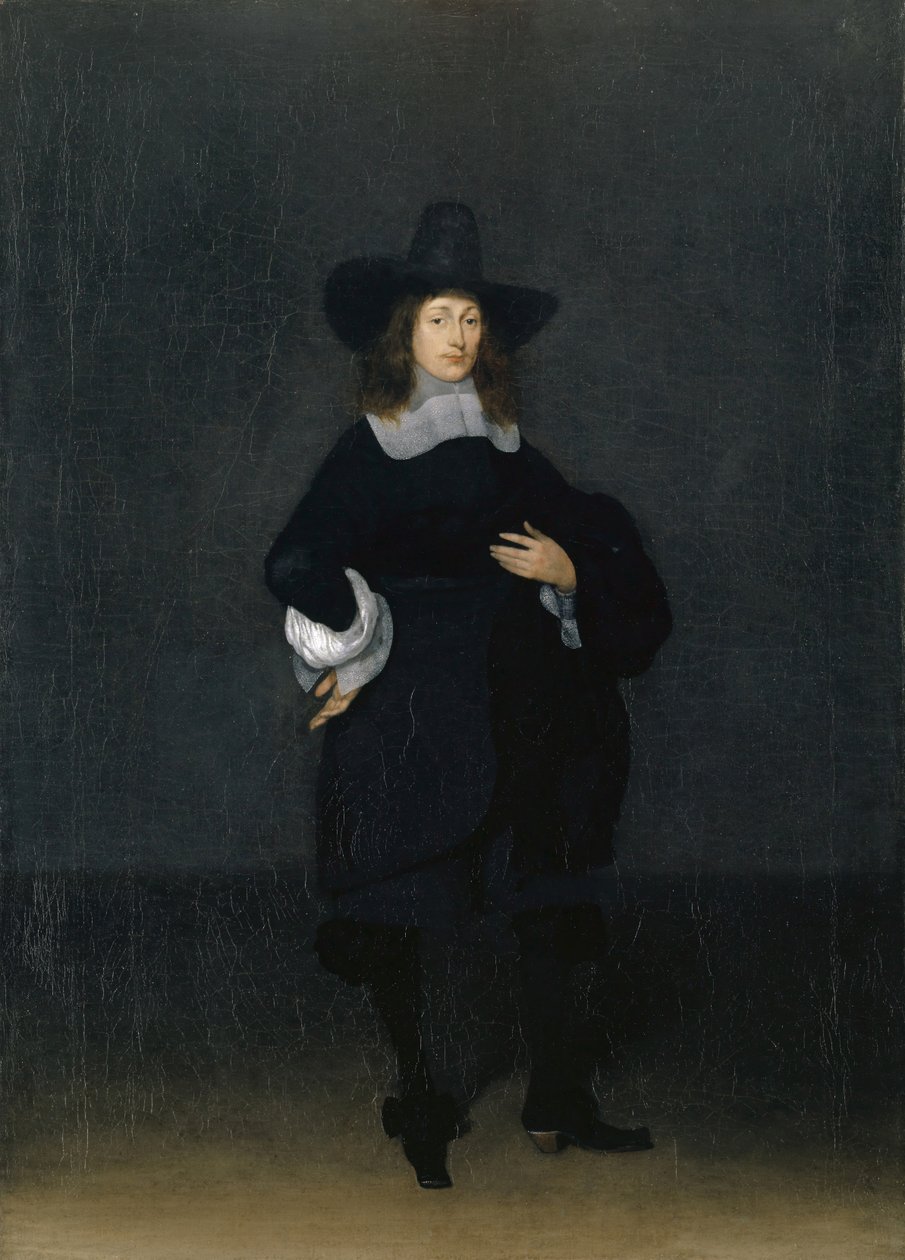 Retrato de um homem de Gerard ter Borch