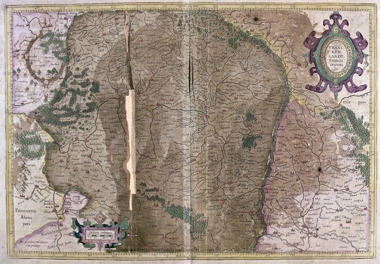 França (gravura de Gerardus Mercator