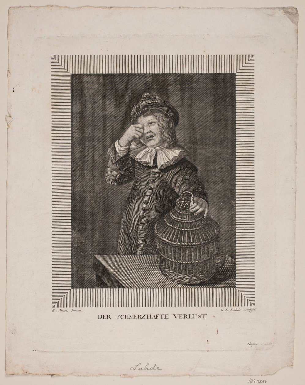 A dolorosa perda de Gerhard Ludvig Lahde