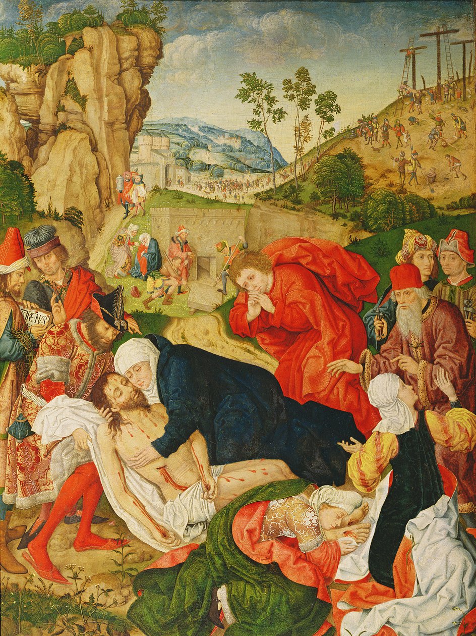 O Entombment, c.1500 de German School