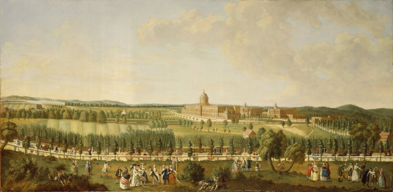 Vista do novo palácio de German School
