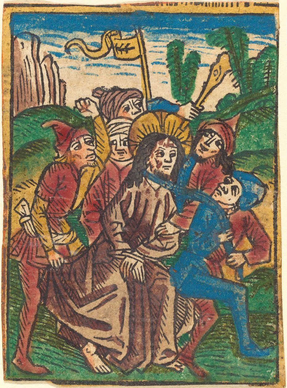 Cristo levar à prisão de German 15th Century