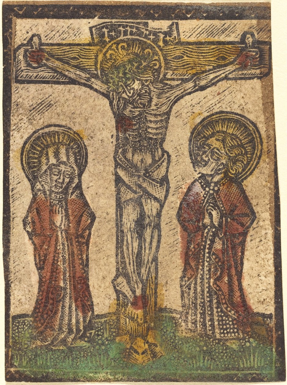 Cristo na Cruz de German 15th Century