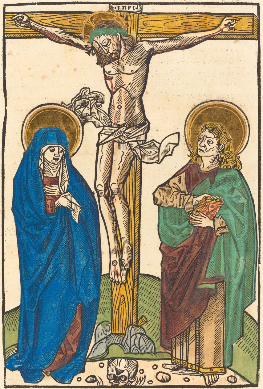 Cristo na Cruz de German 15th Century