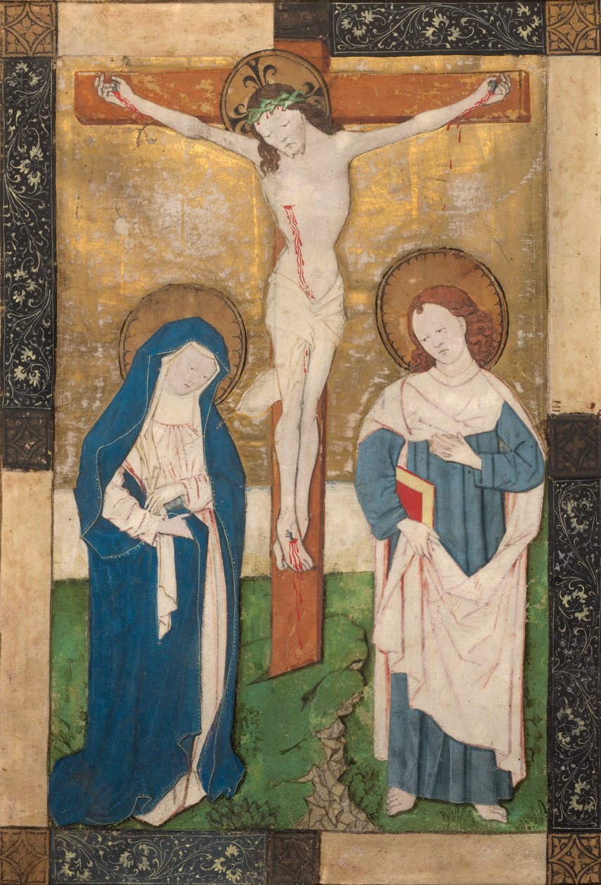A Crucificação de German 15th Century