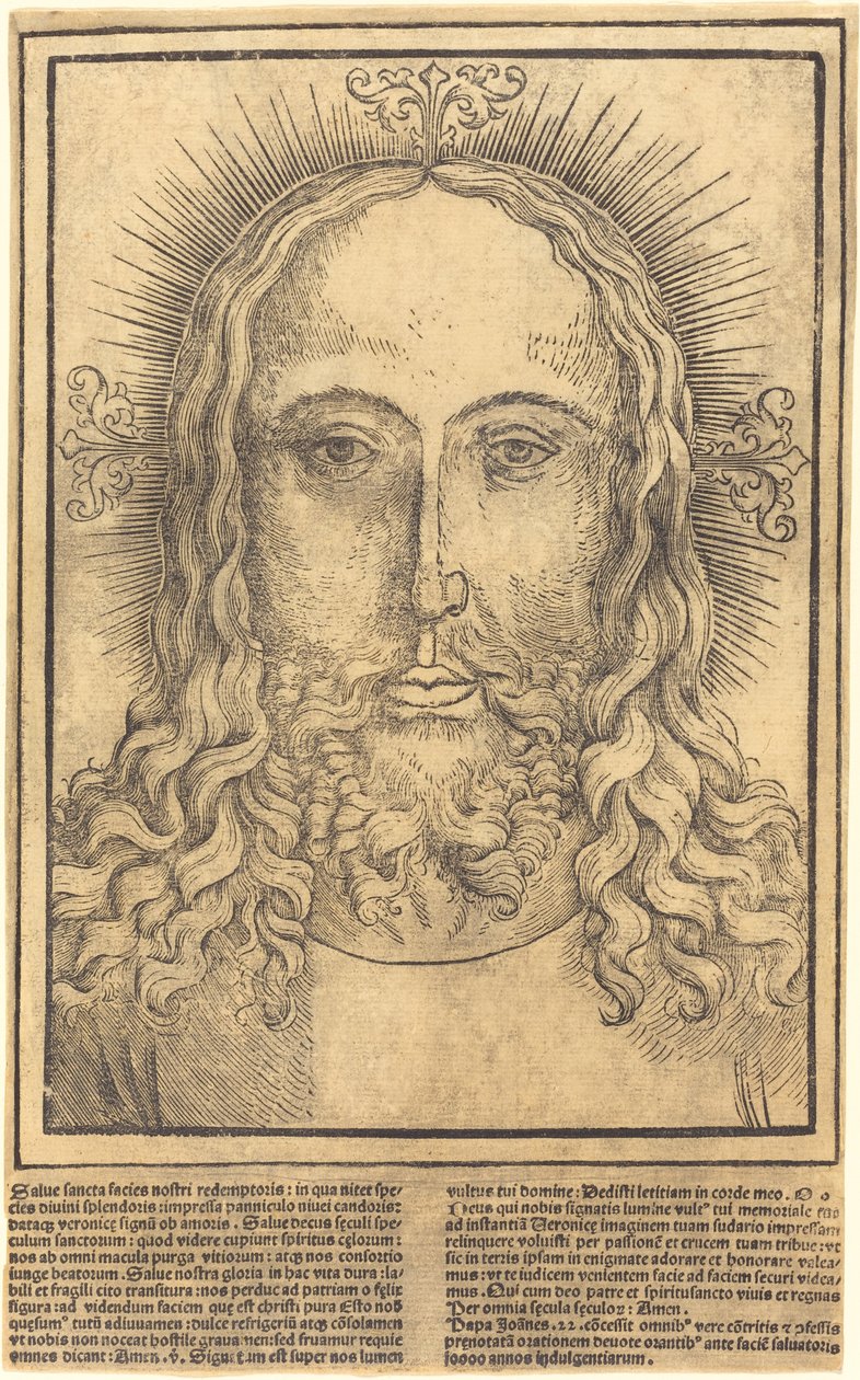 A Cabeça de Cristo de German 15th Century